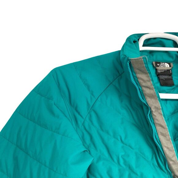 The North Face Puffer Jacket Womens 550 Down Feather Sports Coat, Green, Small P - Picture 7 of 13